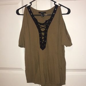 Forever 21, off the shoulder top